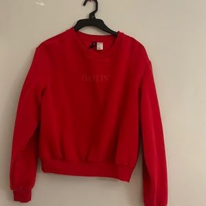 Red sweater
